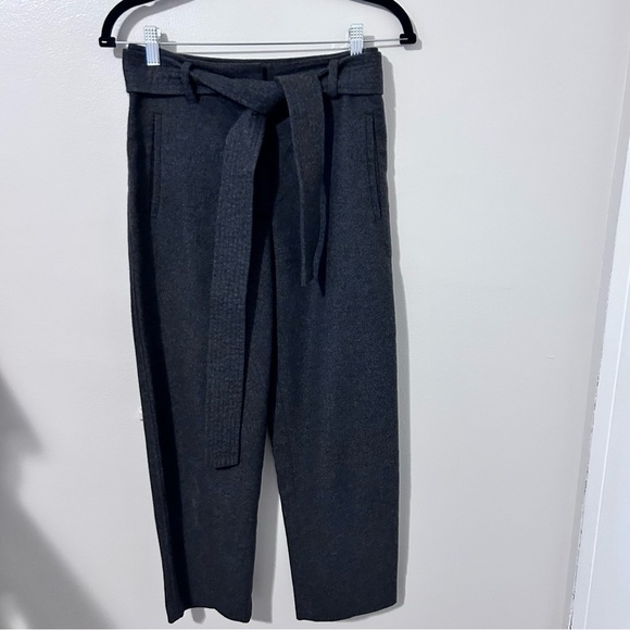 Aritzia Wilfred Jallade Wool Cashmere Iconic Trouser Grey Tweed Size 4 - Picture 5 of 11